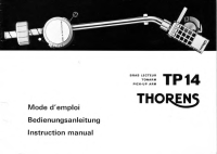 Thorens TP-14-Owners-Manual 